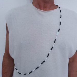 Guia Preta e Branca Miçangão c/ Firma - Imagem 4