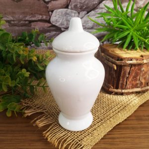 Quartinha de louça Branca 15cm - sem alça 02