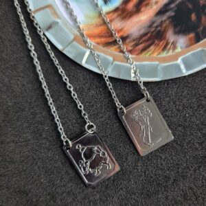 Obaluaê - Escapulário de Metal Inox - Imagem 3
