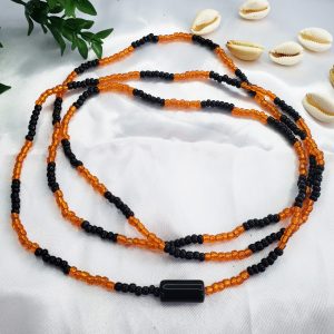 Guia Laranja e Preto Miçangão c/ Firma - Imagem 1