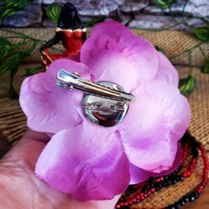 Rosa de Cabelo/Broche - Roxa - Imagem 2