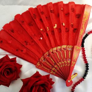 Leque - Vermelho - Imagem 1
