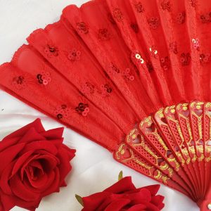 Leque - Vermelho - Imagem 2