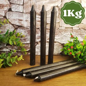Vela Palito Preta 1kg
