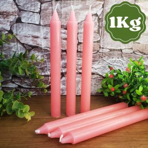 Vela Palito Rosa 1kg