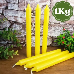 Vela Palito Amarela 1kg